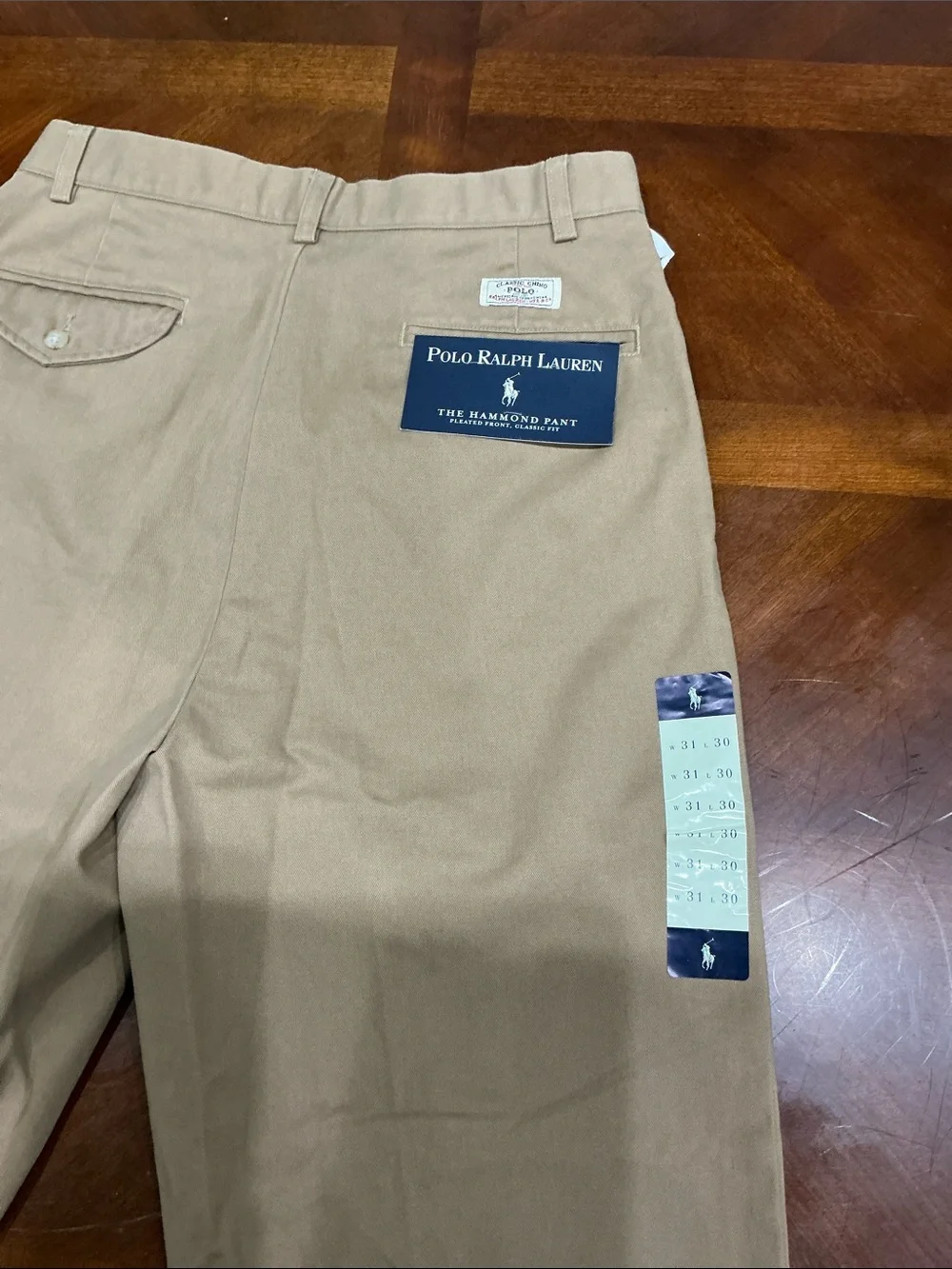 Ralph Lauren Men's Chinos in Tan Hammond pant